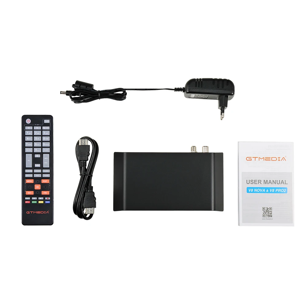 2 шт./лот GTMedia V8 Gtmedia pro2 H.265 Full HD DVB S2 T2 C обновления спутниковый ресивер v8 Золотой