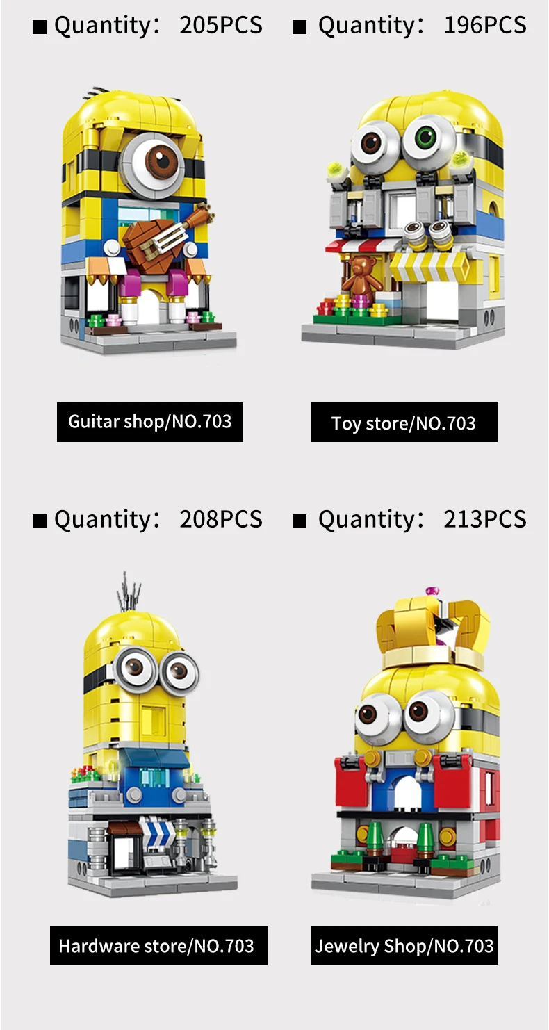 Новинка 2020 г. Детский конструктор серии Lepining кирпичики город Playmobil сделай сам с