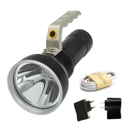Светодиодный тактический светодиодный фонарик usb Перезаряжаемый ручной ламповый фонарь вспышка прожектор фонарь для рыбалки кемпинга torcia