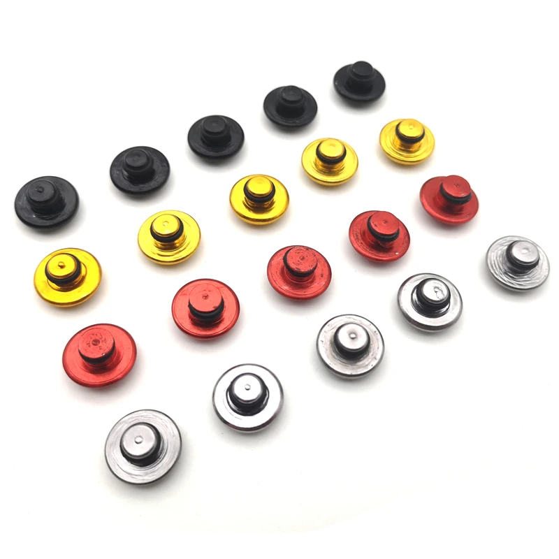 Universal Hex Socket Bolt Screw Nut Head Cover Cap 10Pcs M8 8MM M10 10MM M6 6MM for Kawasaki Suzuki BMW Honda KTM Aprilia wheel nut caps screw caps motorcycle screw caps wheel nut covers bolt nut covers motorcycle nut covers