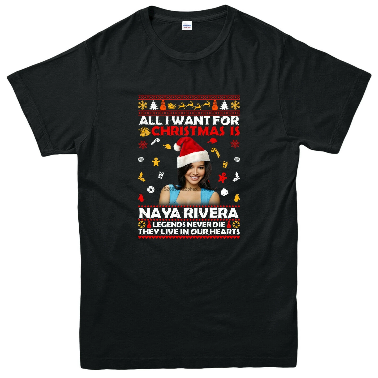 All Is Want For Christmas Is Naya Rivera T Shirt Legend American