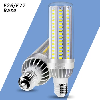 

E27 LED Lamp 25W 35W 50W LED Bulb E26 Corn Bulb 220V Bombilla LED 110V Candle Light No Flicker Lampada 5730 Industrial Lighting