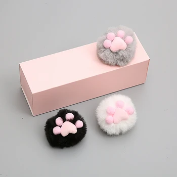 

3PCS Pet Toy Ball Artificial Fur Pet Paw Cat Bite Toy Cute Catnip Toy Cat Ball Toy for Dog Cat Training Toys Interactive Toys