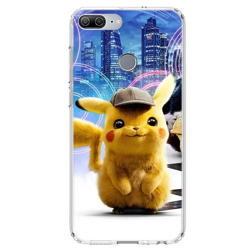 Pikachue Movie Cover Phone Case for Huawei Y9 Y5 Y6 Y7 Honor 8X 8A 8S 7A 7S 9 10 Lite 8A 10i 20S Coque Cases - Цвет: TW003-9