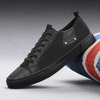 

Spring New Men's Canvas Vulcanize Shoes Korean Trendy Men's Fashion Sneaker Shoes Breathable Lace Up Cloth Men's Casual Shoes