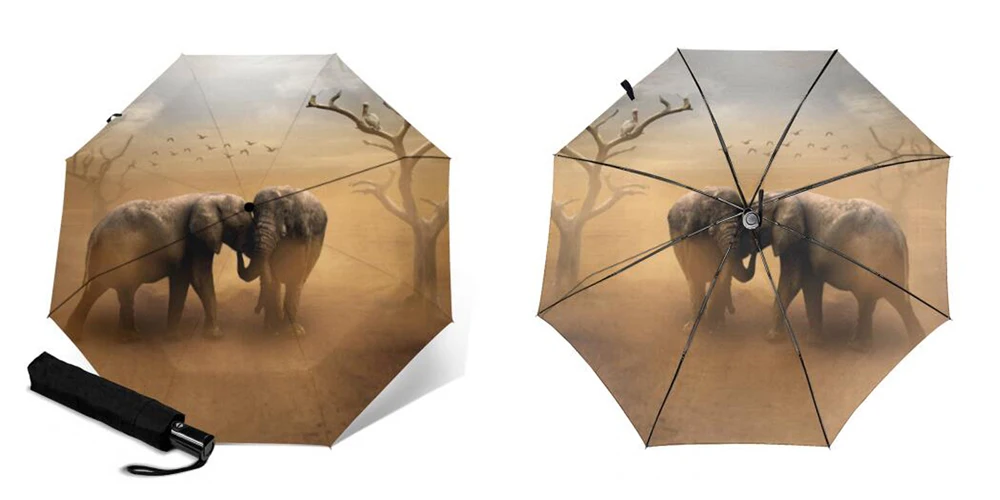 Авто Paraguas Зонт Pongee 8 Bone анти-УФ 3 складной алюминиевый сплав Зонты открытый Parapluie водонепроницаемый для женщин дождевик