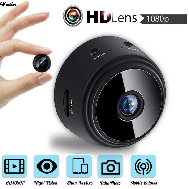 Беспроводная IP-камера A9 Mini 1080P HD с функцией ночной съемки | Электроника