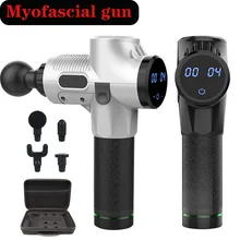 1200-3300r/min Electric Muscle Massager Therapy Fascia Massage Gun Exercising Body Relaxation Slimming Shaping Pain Relief