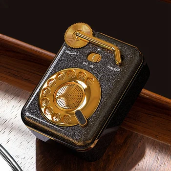 

Mini Record Player Style Bluetooth Speaker Wireless Retro Trend Mini Recorder Small o Portable Subwoofer