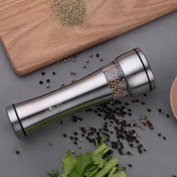 

Stainless Steel Spice Grinder Durable Salt Pepper Cumin Manual Mills Tool Wear-resistant Modern Kitchen Cooking Accessories