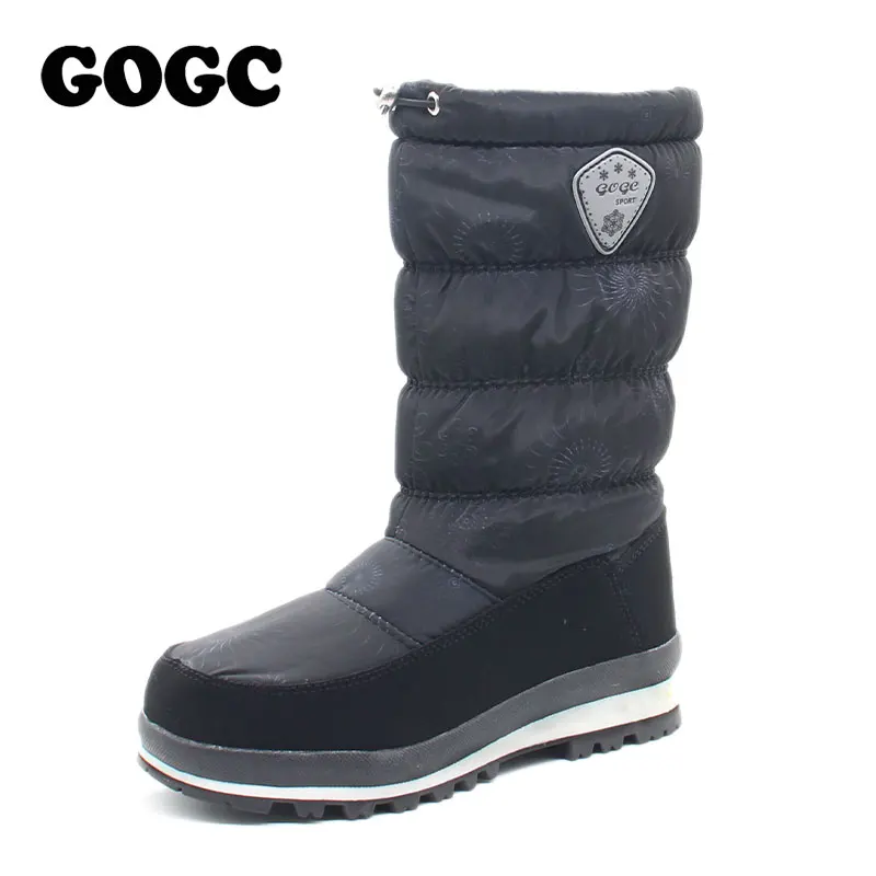 

GOGC boots women winter boots women winter shoes women Women Boots Waterproof Winter Ladies Shoes Snow Boots Platform Keep Warm