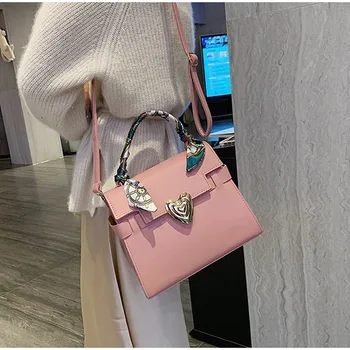 

Handbags Women Simple Style Leather Hand Bag Ribbon Crossbody Bag for Women's Shoulder Bag Mobile Phone Bag Sac A Main Femme