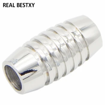 

20pcs/lot engrave logo hole:2/3/4/5/6/7/8mm Strong Magnetic Clasps New Design Leather Bracelet Connection DIY Jewelry Findings
