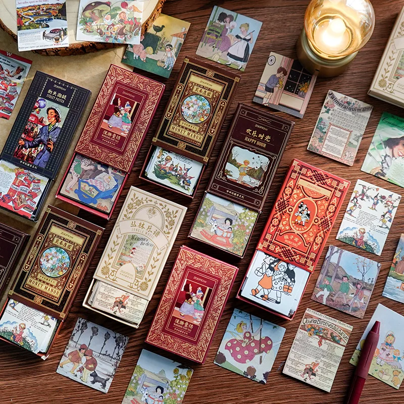 60 Pcs Retro Matchbox Diary Planner Journal Decorative Mobile Paper 60 Pcs Retro Matchbox Diary Planner Journal Decorative Mobile Paper