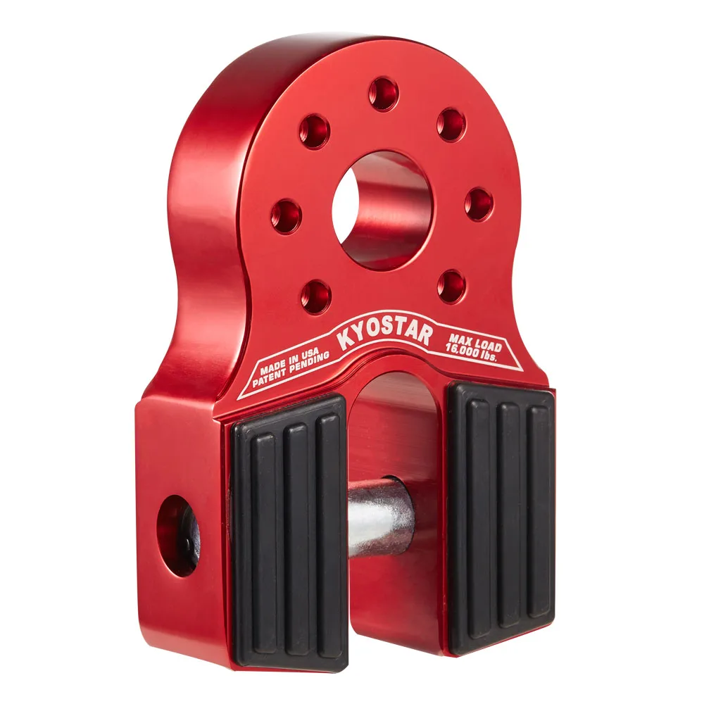 KYOSTAR Aluminum Flatlink Winch Shackle Mount Assembly For Tow Haul