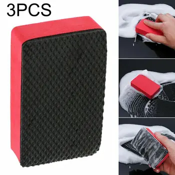 

3pcs Car Clay Bar Sponge Block Wash Cleaner Cleaning Eraser Wax Polish Pads Washing Tools Car Clay Wash Mud