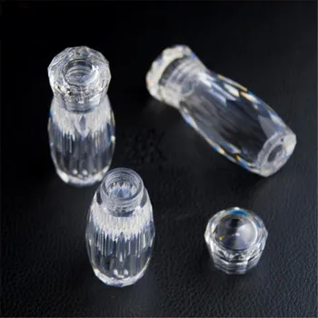 

5ml Acrylic Clear Cosmetic Bottle Jars For Nail Art Decorations Glitter Eyeshadow Makeup Face Cream Lip Balm Makeup Containers