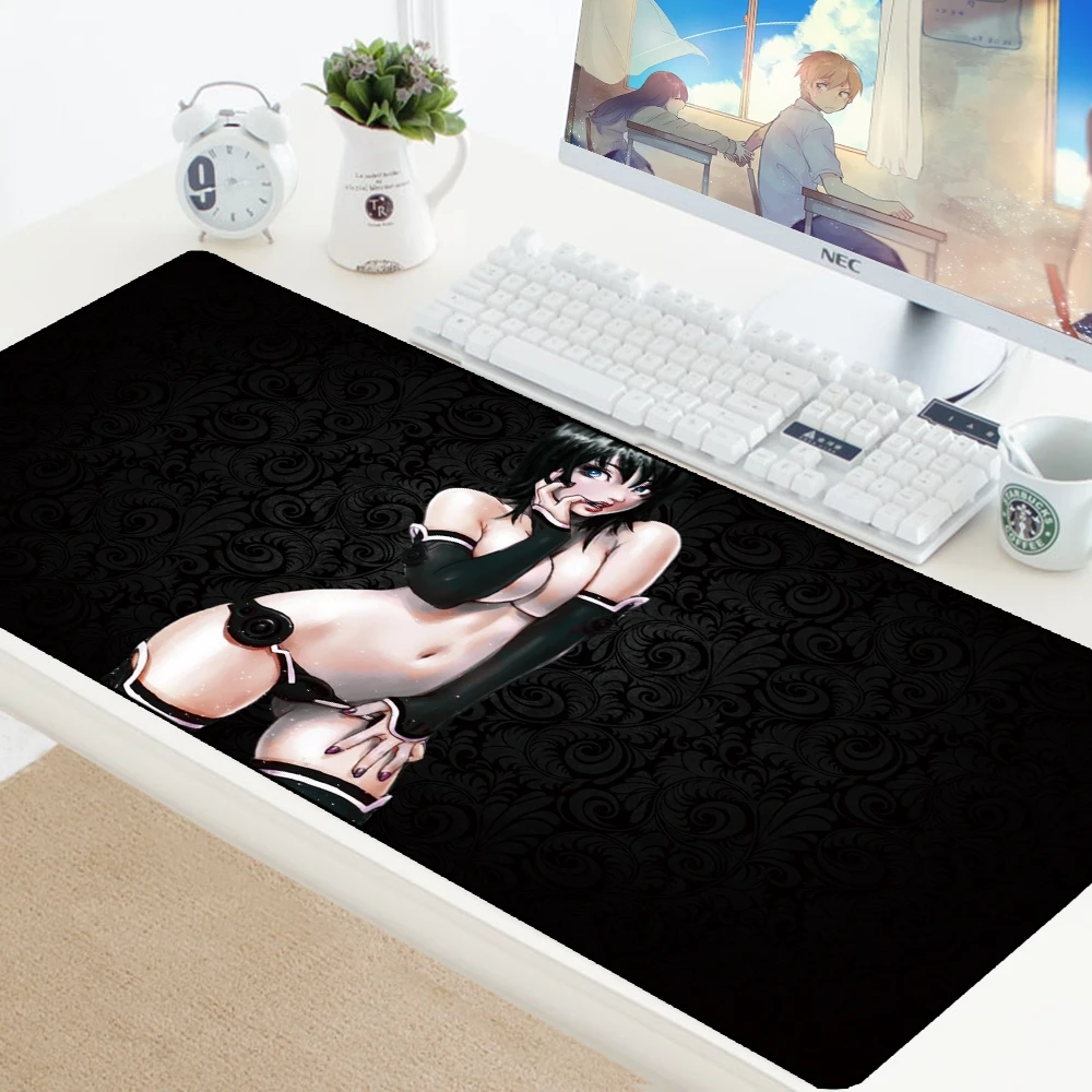 Аниме большой игровой коврик для мыши коврик сексуальная девушка геймер XL компьютерный коврик для мыши игра Гранде для CS GO клавиатура игровые коврики для мыши стол защита