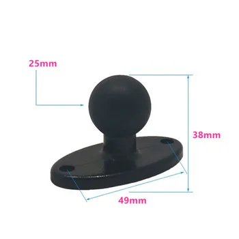 

Rubber Ball Head Mount Adapter Bracket Plate for Ram Mounts for Gopro Camera Smartphones Extension Arm for Garmin ZUMO Plate Acc