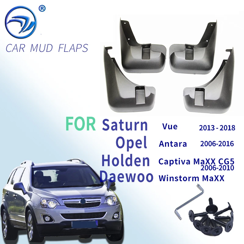 

Set Molded Mud Flaps For Opel Antara 2006 - 2016 Saturn Vue 2008 - 2010 Mudflaps Splash Guards Mudguards 2012 2013 2014 2015