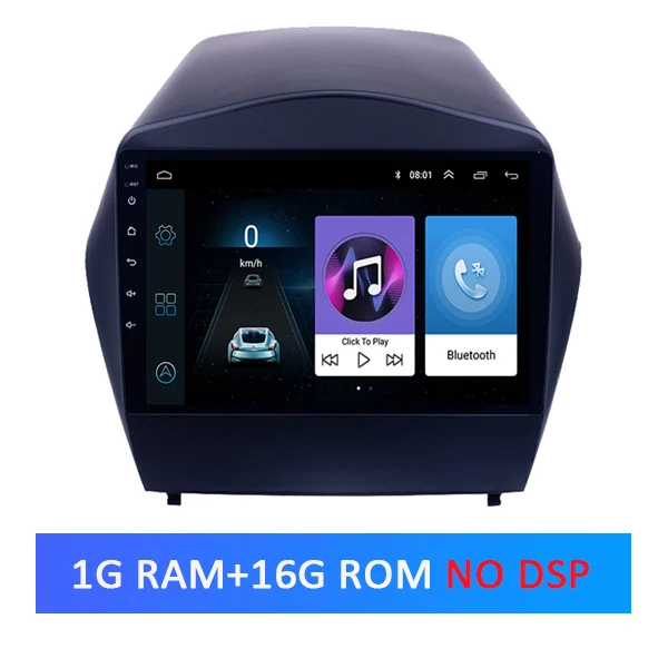AUTOTOP 10," 2din Android Авто головное устройство для hyundai IX35 с 2.5D HD экран gps навигация Wifi Mirrorlink BT DSP 16G без DVD - Цвет: 1G No DSP