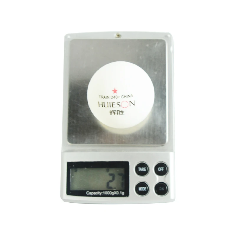 Huieson 60PcsBarrel One Star ABS Plastic Table Tennis Training Balls 40mm+ 2.8g New Material Ping Pong Balls D40+ for Teenagers (5)