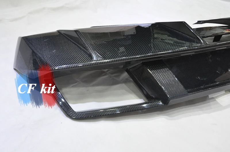 CF комплект из углеродного волокна задний диффузор для Lamborghini GALLARDO LP570 задний бампер для губ стайлинга автомобилей
