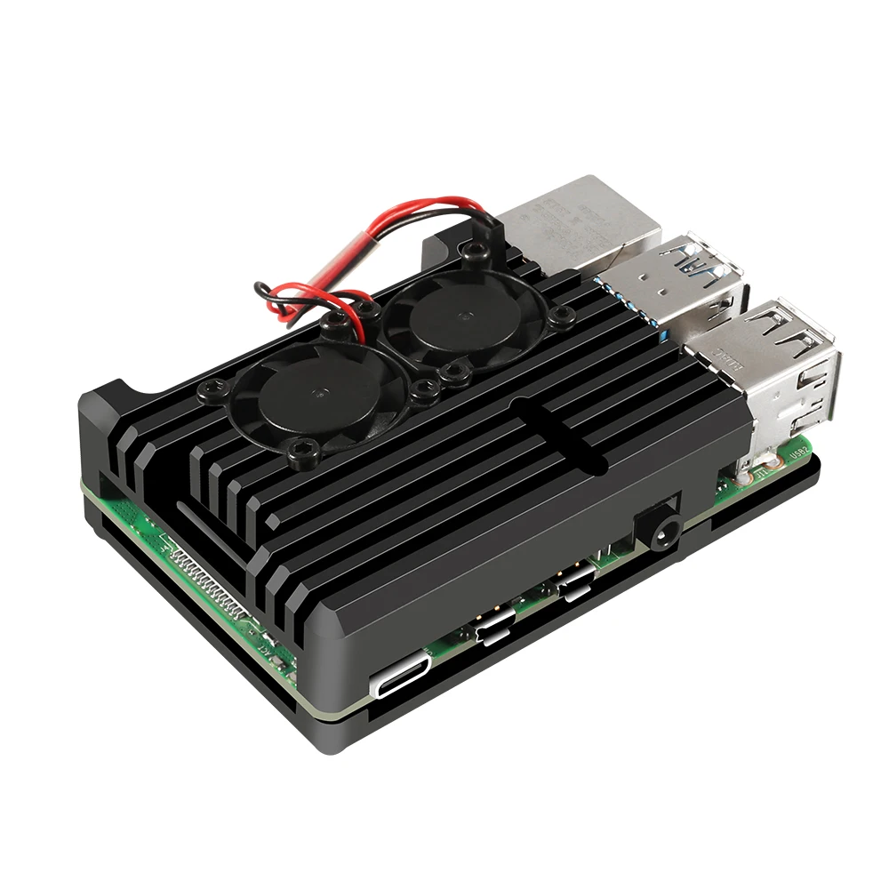 Для Raspberry Pi 4 Чехол модель 3B B + броня Алюминиевый сплав чехол пассивное охлаждение