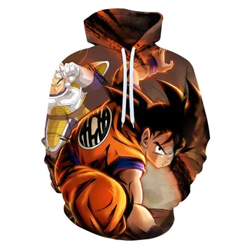 

2020 Newest 3D Brand Anime Print Dragon Ball Hoodie Men/Women Sweatshirt Dragonball Z child Pocket Fashion Hip Hop Streetwear