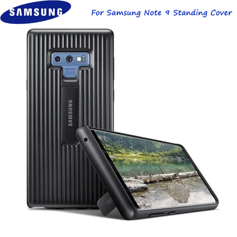 Samsung galaxy note 9 чехол-подставка ударопрочный сверхпрочный чехол для galaxy note 9 полный защитный жесткий бронированный чехол
