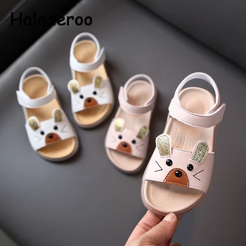 

Summer Toddler Princess Sandals Children Glitter Beach Sandals Baby Girls Brand Shoes Soft Sweet Sandals Fashion Dress Shoes New