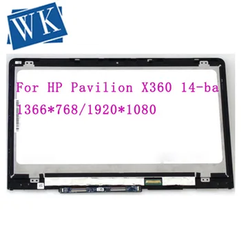 

4" LCD Display with TOUCH for HP PAVILION X360 14M-BA 14-ba series LED Screen Replacement 1920*1080/1366*768