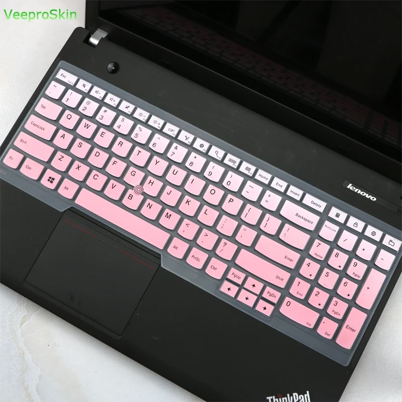 fadepink Для lenovo IBM Thinkpad E560 E565 E550 E550C T540P W540 E555 e531 E540 ноутбук клавиатура силиконовая клавиатура кожного покрова щит - Цвет: fadepink