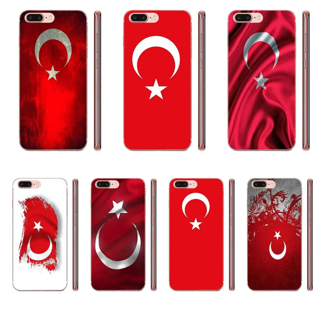 Роскошный Ретро Национальный флаг Турции для HTC Desire 530 626 628 630 816 820 830 One A9 M7 M8 M9 M10 E9 U11