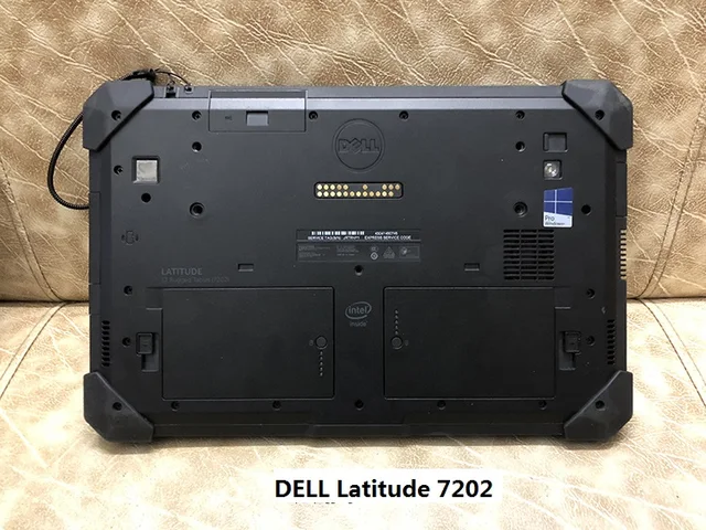 High Quality D.ell Latitude 7202 Tablet PC WIN10 for diagnostic tool Dual battery& camera Intel M-5Y71 cpu 4gb/8gb RAM free ship 2