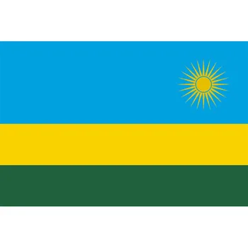 

Rwanda Flag Hanging 90*150Cm For Decoration