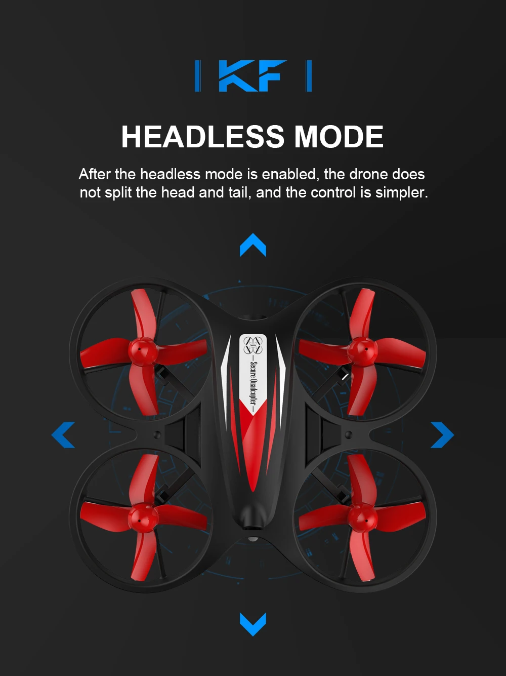KF608 Mini RC Drone with 720P wifi Camera Quadcopter Altitude Hold Headless Mode 3D Roll Speed Switch Mini RC Quadcopter Toys