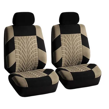 

Universal Car Seat Covers Polyester Fabric Four Seasons Front Rear Flax Cushion Breathable Protector Mat Pad Auto Accessories