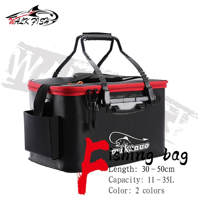 Eva Fishing Water Tank Tackle Box  Fishing Bag Folding Fish Bucket -  Portable - Aliexpress