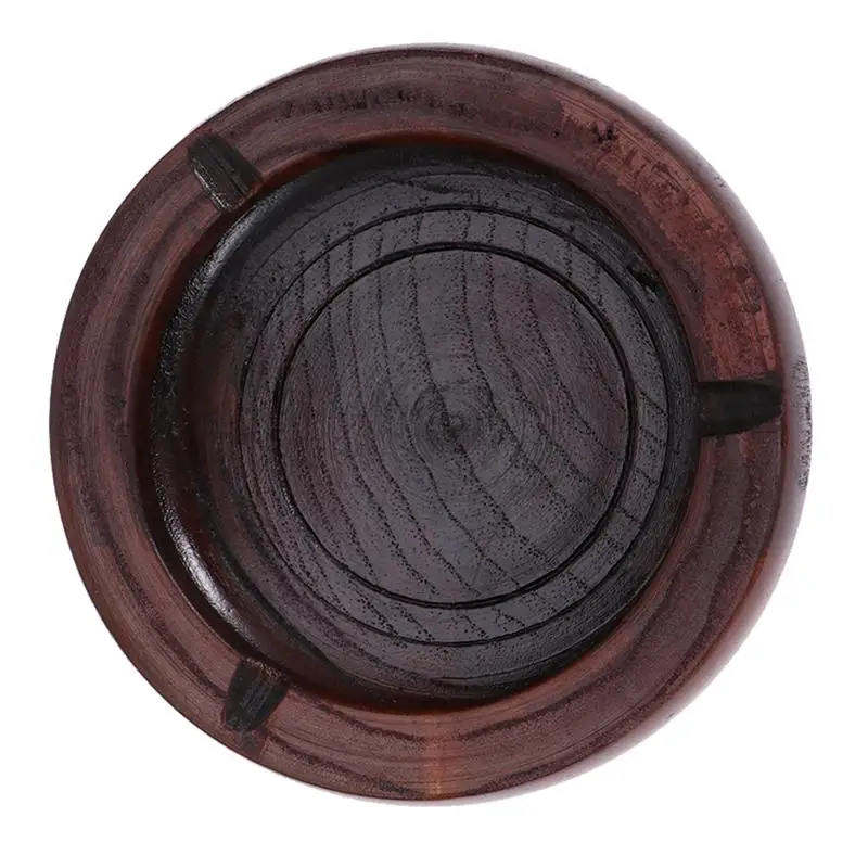 Creative Ashtray Solid Wood Craft Home Decoration Ornaments Bar Smoking Room Accessories (9.5*9.5*4.3cm) | Дом и сад