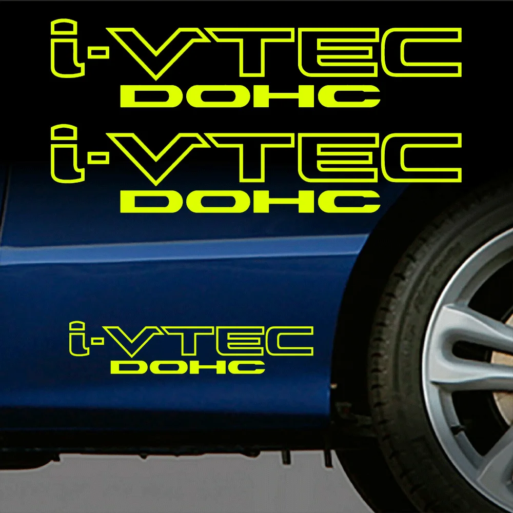 Наклейки для Honda Civic EX DX R18 CRV пара (2) i-vtec DOHC |