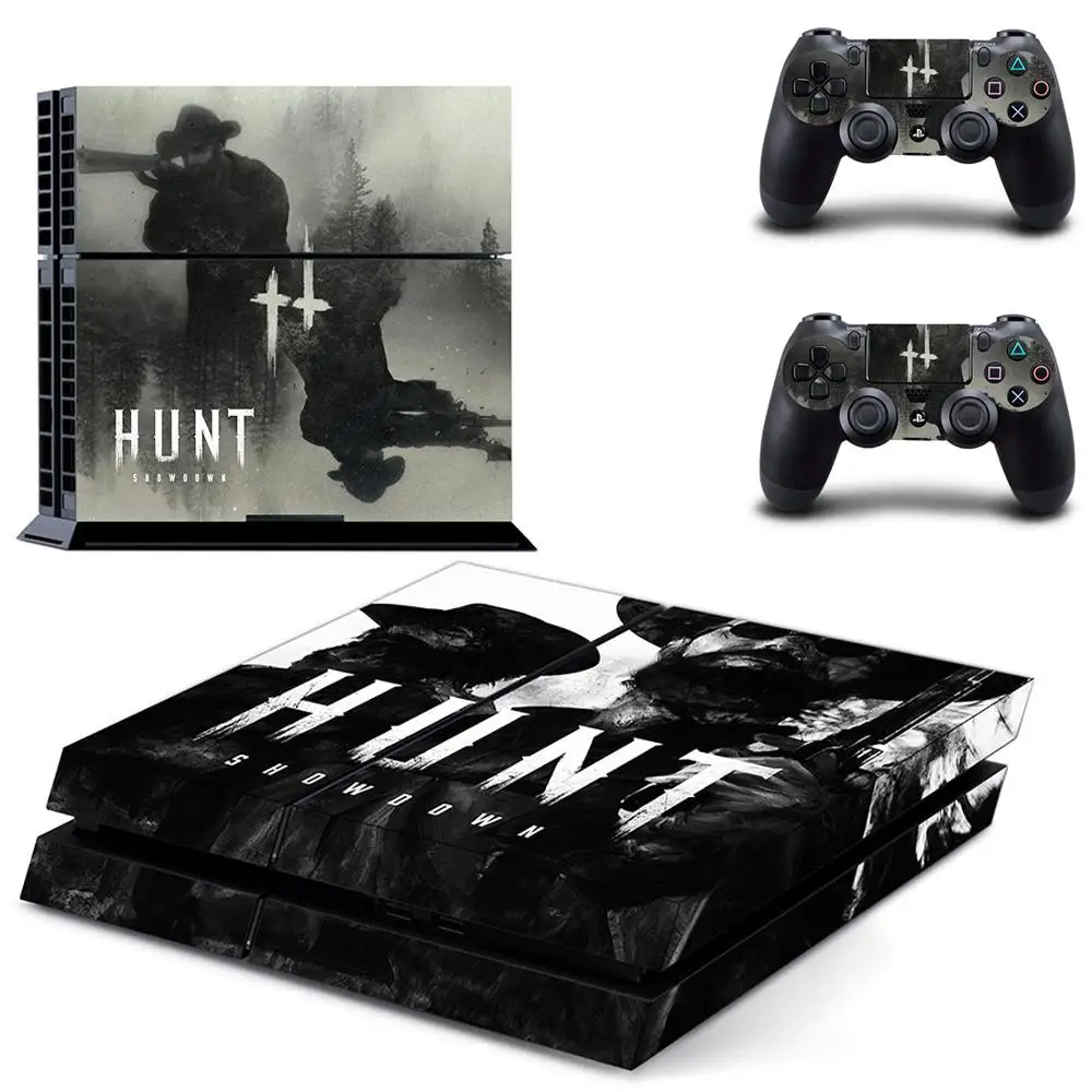 Хант Showdown PS4 стикер s винил PS 4 Кожа Наклейка Play станция 4 наклейки крышка для playstation 4 консоли и 2 контроллера - Цвет: GYTM1482