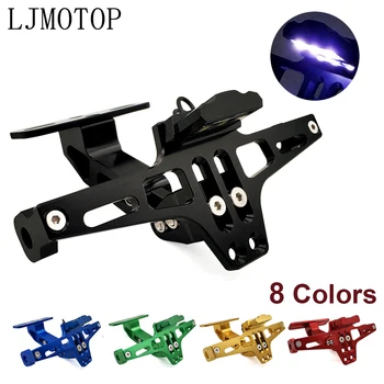 

Motorcycle Rear License Plate Mount CNC with Holder LED For Honda VTR1000F VFR750 800 VF750 CBR 125R 300R 500R 300F 500F 500X