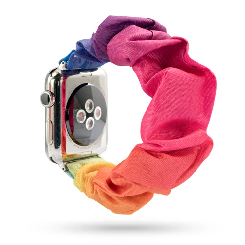 color9 Ремешок для Apple watch band 5 4 44 мм 40 мм Женский эластичный браслет наручный ремень iwatch correa 4 3 2 ремешок 42 мм 38 мм аксессуары для часов - Цвет ремешка: color9