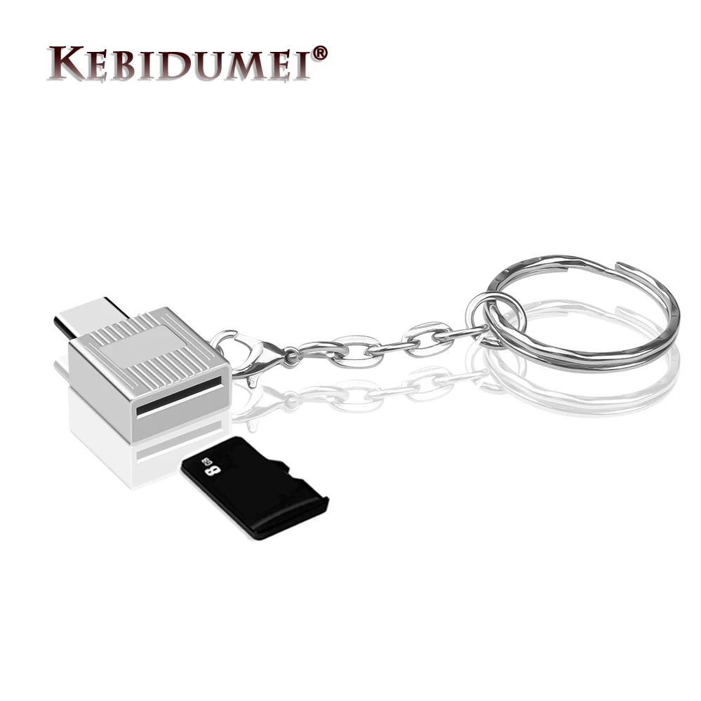Мини-считыватель карт Kebidu type C USB 3,1 Micro SD TF карта памяти Micro USB считыватель для смартфонов Macbook с интерфейсом type C