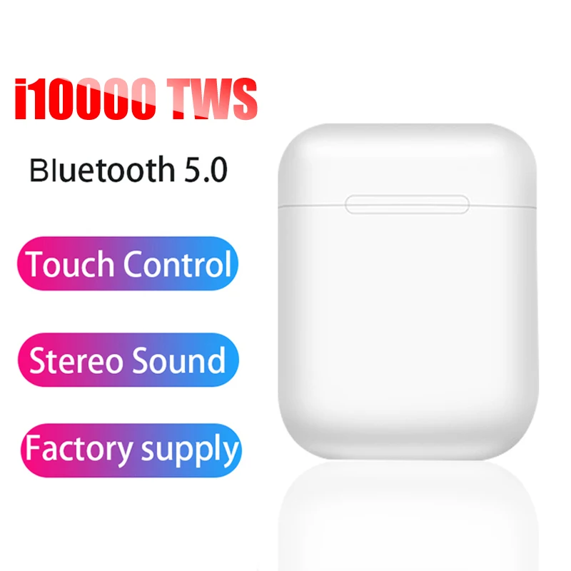 i10000 tws Bluetooth 5,0 наушники гарнитура PK W1 H1 чип наушники беспроводные наушники супер бас PK i2000 i500 i9000 i 10000 TWS