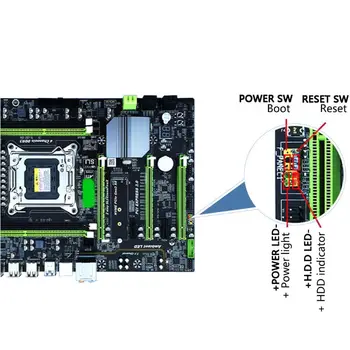 

X79T LGA 2011 CPU Computer Mainboard DDR3 Desktop PC Motherboard with 4 Channel 11UB