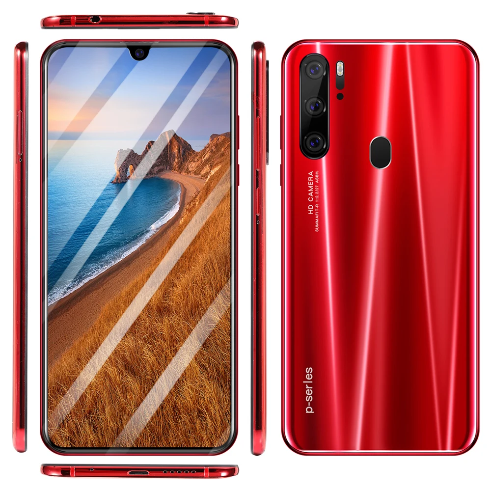 4G мобильный телефон 3 ГБ+ 32 Гб Смартфон практичный Android OS 9,1 для унисекс 6,3 дюймов лицевой разблокированный
