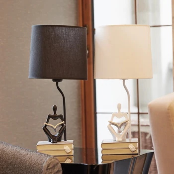 

Reading characters table lamps for living room creative decoration housewarming gift table light ypf081214