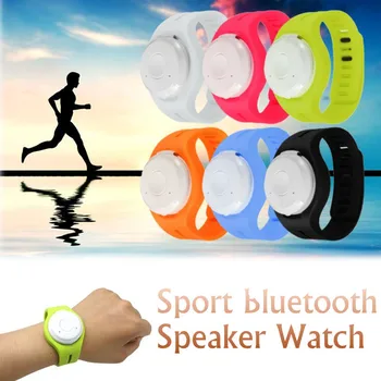 

Mini Music Sports Camera Wireless bluetooth Watch Speaker with Mic Handsfree Call Speaker Running Version Sport Watch